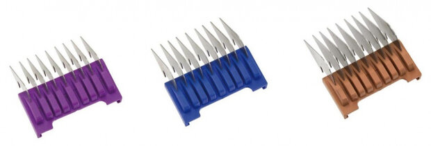 scheerkoppen honden Rex 6/10/13 mm staal zilver 3 stuks