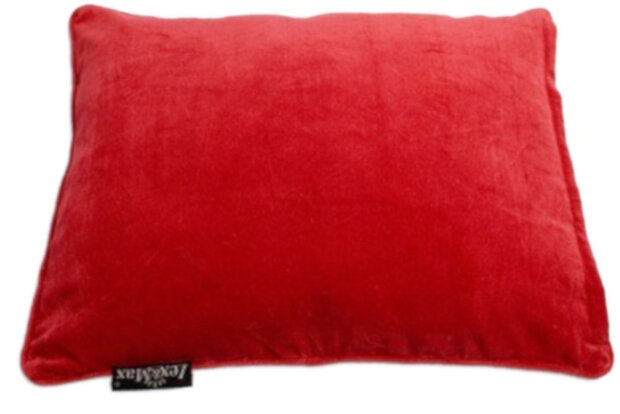 kattenkussen Emma 60 x 45 cm katoen rood