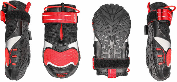hondenschoenen Kurgo Blaze Cross rood maat XL