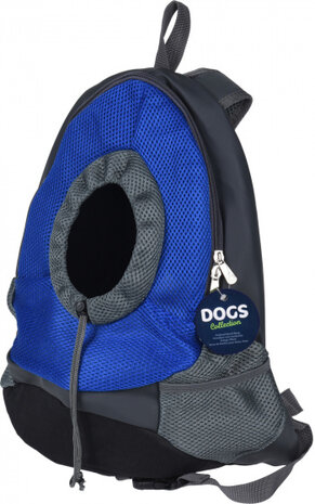 hondenrugtas 42 x 35 x 16 cm polyester blauw