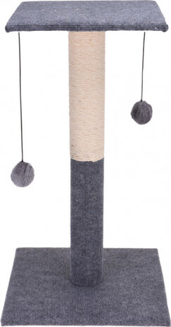 kattenkrabpaal 60 cm sisal grijs/beige
