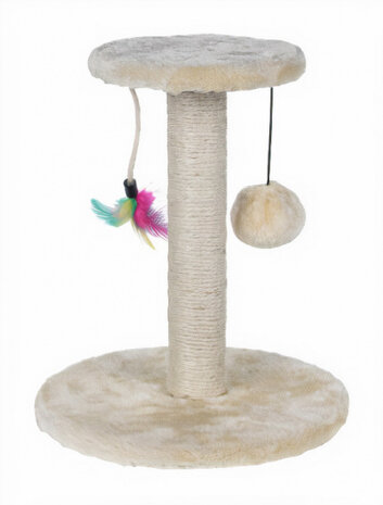 kattenkrabpaal 30 cm sisal beige