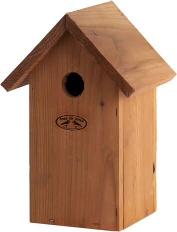 nestkast Best for Birds 17 x 25,7 cm hout cognac