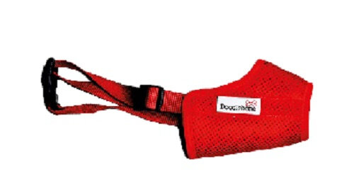 muilkorf hond airmesh 85 - 93 cm&nbsp;rood
