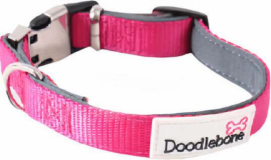 hondenhalsband Bold Comfort 40 - 50 cm nylon roze