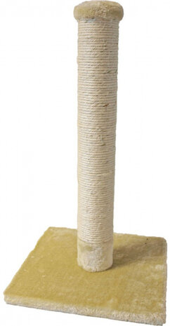 krabpaal Galaxy 62 cm pluche/sisal beige