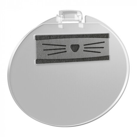 kattenmandklep Bella 26,5 x 20,9 cm transparant