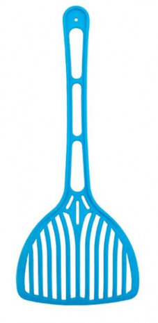 kattenbakschepje 27 cm blauw