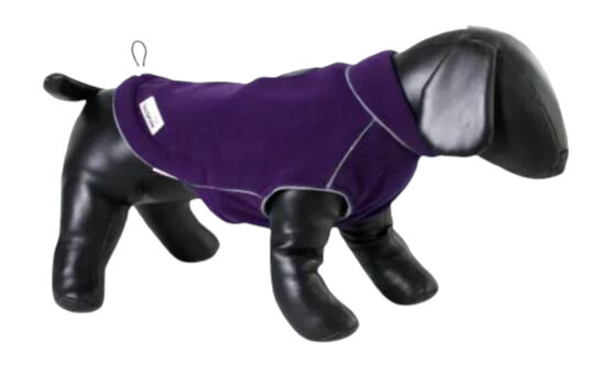 hondenjas Fleecy 96/70 cm fleece/teflon paars