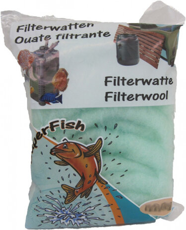 filterwatten aquarium grof 500 gram nylon groen