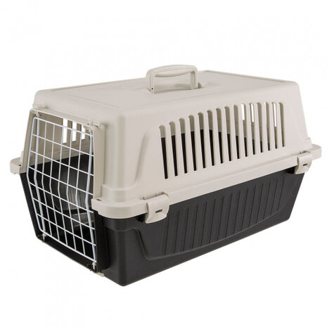 hondenvervoersbox Atlas 48 x 32,5 cm zwart/wit