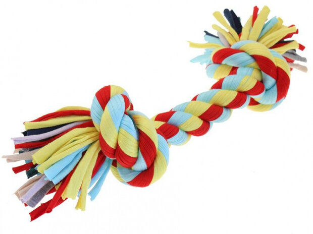 hondentrektouw Twist-Tee 32 x 6 cm katoen
