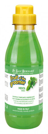 shampoo Mint Fruit of the groomer 500 ml groen