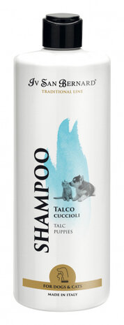 vachtshampoo Talc Traditional 500 ml wit