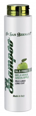 vachtshampoo Green Apple SLS Free Long Coat 300 ml wit