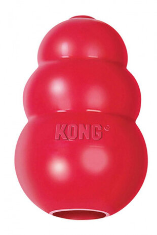 kauwspeeltje Classic XXL 15 cm rubber rood