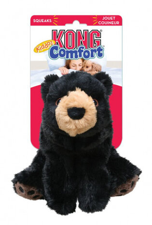 hondenknuffelbeer Comfort Kiddos 25 cm pluche zwart