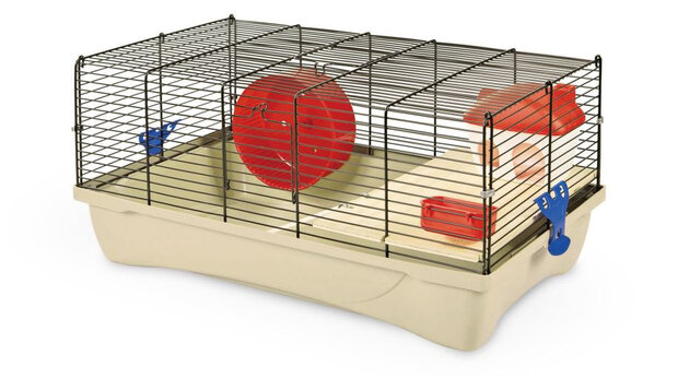 hamsterkooi Flat Nature 58 x 32 x 26 cm beige
