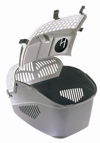 vervoersbox Avior 57,5 x 39,5 x 40,5 cm grijs/wit