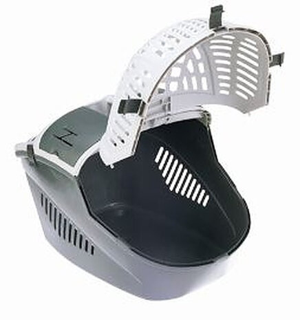 vervoersbox Avior 57,5 x 39,5 x 40,5 cm grijs/wit