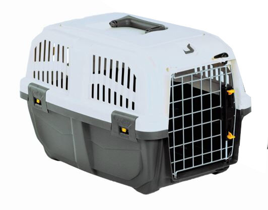 vervoersbox Skudo 48 x 31,5 x 31 cm grijs/wit