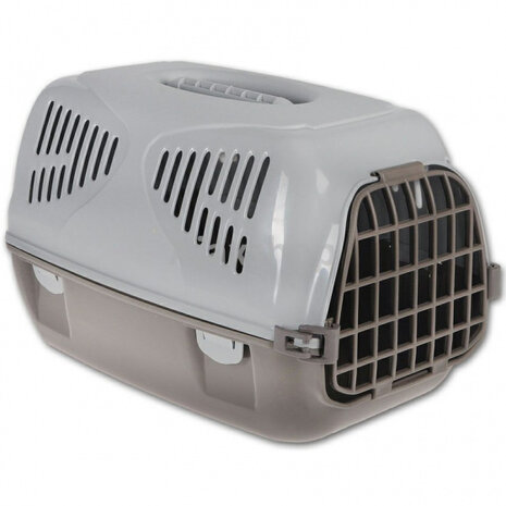 vervoersbox Sirio Little 50 x 33,5 x 31 cm grijs/bruin