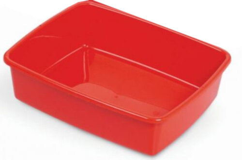 kattenbak Hydra Maxi 49 x 39 x 13 cm rood