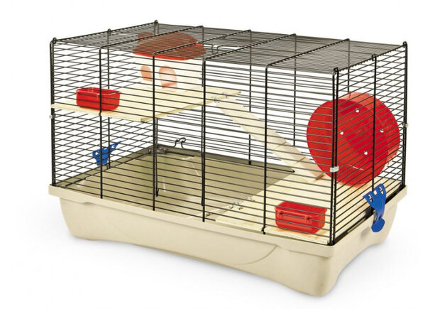 hamsterkooi 11 Flat Nature 58 x 32 x 38 cm beige