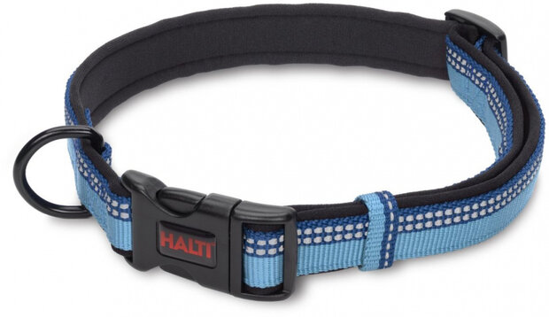 halsband reflecterend 20-30 cm nylon blauw