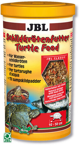 schildpadvoersticks 120 gram schaaldieren/waterinsecten
