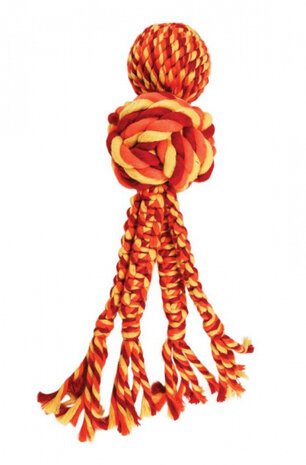 speelgoedtouw Wubba Weaves katoen oranje/geel