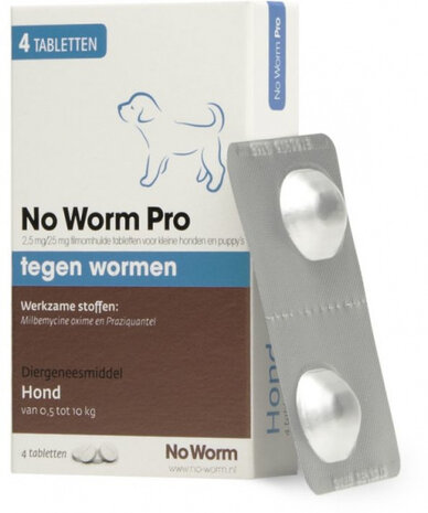anti-wormenmiddel Pro hond 4 stuks