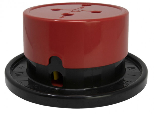hondenvoerbak Roulette Wheel 25,5 x 12,5 cm rood