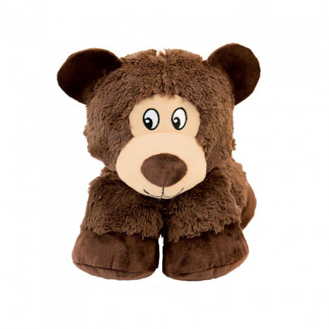 hondenknuffel Stretchezz Legz beer 19 cm pluche bruin