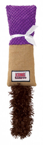 kattenspeeltje Kickeroo Cuddler 33 cm pluche bruin/paars