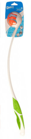 werpstok met bal Pro 25M 64 cm wit/groen