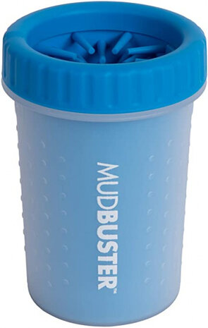 hondenpotenreiniger MudBuster 11 cm siliconen blauw