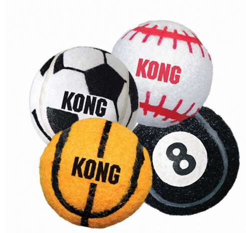 hondenspeelgoed ballen 5,5 cm rubber 3 stuks