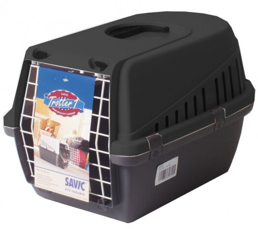 vervoersbox Trotter 1 49 x 33 x 30 cm zwart