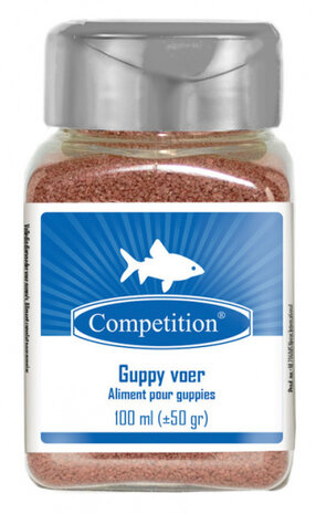 guppyvoer 100 ml bruin
