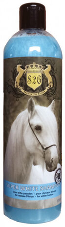 shampoo voor witte paarden blauw/transparant 500 ml