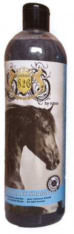 shampoo voor donkere paarden zwart/transparant 500 ml