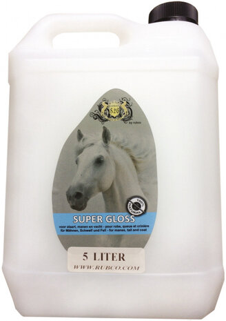 vachtlotion Super Gloss Emulsie wit/transparant 5 liter