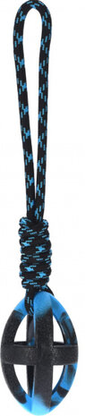 hondenspeelgoed trektouw 51 x 8 cm katoen blauw