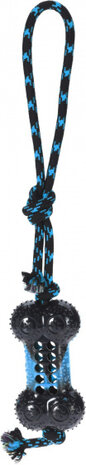 hondentrektouw bot 51 x 8 cm katoen blauw