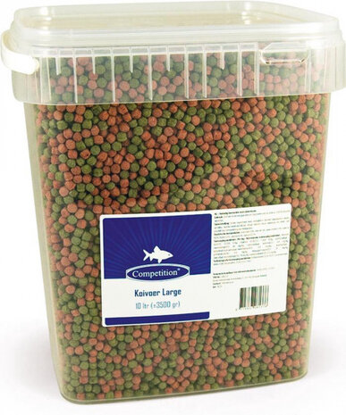 vijvervisvoer Koi Large 10 liter groen/bruin