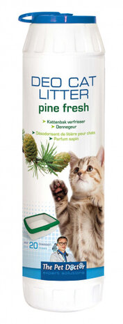 kattenbakverfrisser dennenappels 750 gram wit