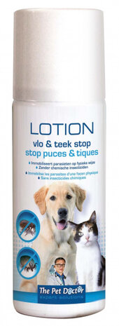teken- en vlooienbestrijding lotion kat/hond 200 ml
