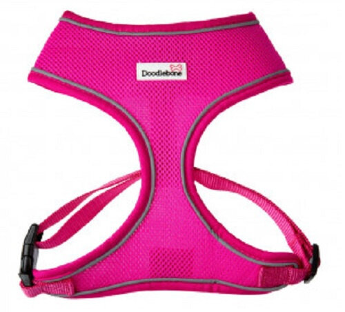 hondentuig Air 44 x 63-92 cm mesh neonroze maat XL