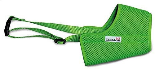 muilkorf hond 18 x 73-84 cm mesh groen maat L